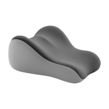Imagem de SiaBiced Travesseiro de leitura, suporte para cintura, almofada de elevação de perna, espuma de memória portátil, ergonômico para escritório, Cinza