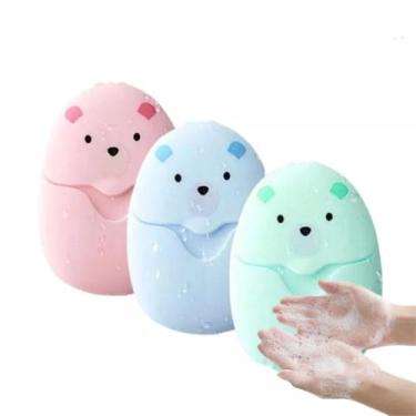 Imagem de 3 Cases Com Sabonete Em Folhas Papel Descartáveis Perfumado Higiênico Para Mãos Portátil Viagens Bolsa- 150 Folhas