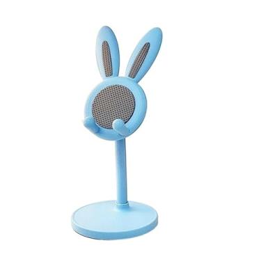 Imagem de Suporte de Celular suporte para tablets Mesa Orelha de Coelho Altura Ajustável Fofo Coelho Mesa Laptop