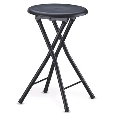 Imagem de Banco Dobrável Utimil Ep850 Em Aço Carbono E Polietileno Preto