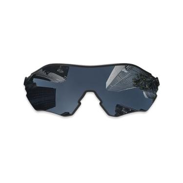 Imagem de Lentes de reposição espelhadas polarizadas premium Combime 8 para óculos de sol Oakley EV Zero Range OO9327 - Preto, Preto, One Size
