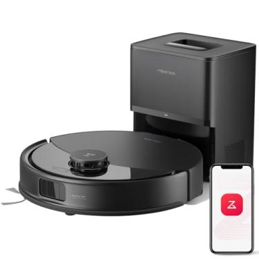 Imagem de Robô aspirador e esfregão roborock Q10 X5+, esvaziamento automático, limpeza sem o uso das mãos por até 7 semanas, sucção de 10.000Pa, prevenção de obstáculos, navegação LiDAR, zonas proibidas, preto