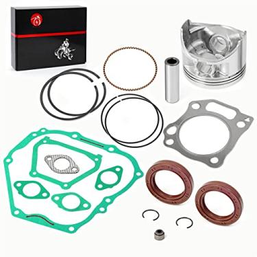 Imagem de MOTO1988 Kit De Reconstrução Motor 357Cc Com Pistão E Anéis 0,5 Mm Tamanho Grande, Juntas Vedações Compatíveis Yamaha Pro Hauler 700 1000 Yxp700A Yxp1000A G21 G22 G23 G27 G28 Ydr-A Ytf-1 Ytf-2 2001-