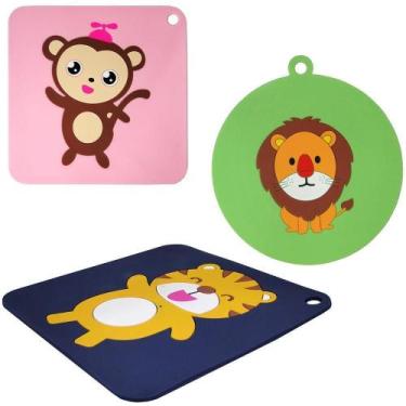 Imagem de Descanso De Panela De Silicone Colors Bichinhos 15X15Cm - Fu Xing