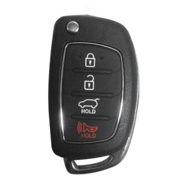 Imagem de Carcaça Chave Novo Hb20 Hb20s Creta 4 Botões - Marca