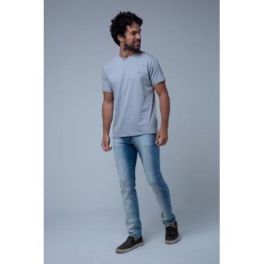 Imagem de Camiseta Básica Colors - Alfaiataria São Paulo, Cinza, M