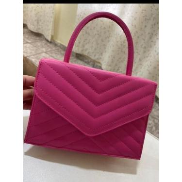 Imagem de Bolsa feminina média  transversal Lorena alça removível material sinté