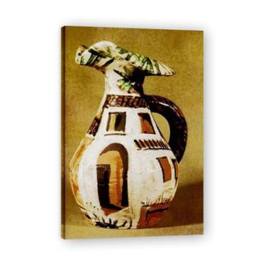 Imagem de Pôster vintage de Pablo Picasso de mãos dadas – Impressão artística do cubismo, obra-prima do século 1851 para decoração de casa e escritório 20 x 28 cm