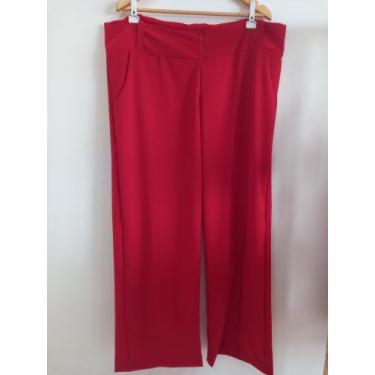 Imagem de Calça social vermelha feminina - Vicoruja