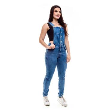 Imagem de Jardineira calça jeans