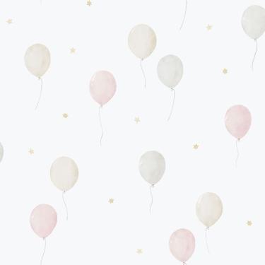 Imagem de Papel De Parede Enzo Balão Rosa 287-1