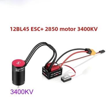 Imagem de 1/12 1/14 RC Carro Brushless Motor Sensorado HobbyWing QuicRun WP 45A 