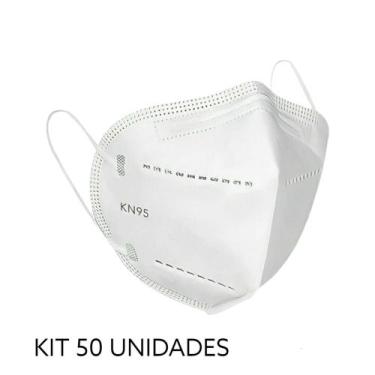 Imagem de Máscara KN95 Proteção Respiratória 5 Camadas Reutilizável Kit - Kingle