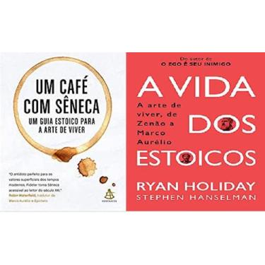Imagem de KIT 2 LIVROS Um café com Sêneca + A Vida Dos Estoicos - Sextante