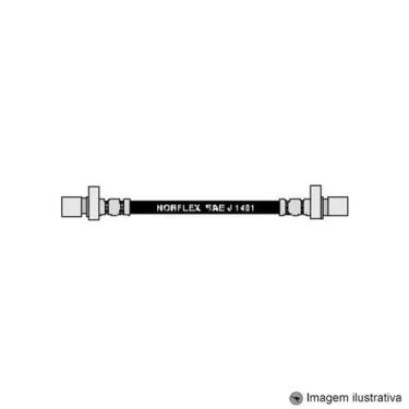 Imagem de Flexivel do Freio Traseiro Direito 300mm Honda Fit 04 / 08 - NORFLEX