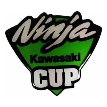 Imagem de Adesivo Kawasaki Ninja Cup Resinado 10x9 Cms Re16 Fk - SPTS