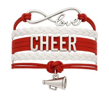 Imagem de Pulseira Infinity Collection Cheer - Pulseira líder de torcida - Joia de torcida para líder de torcida