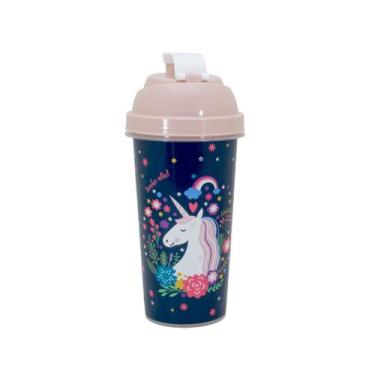 Imagem de Shakeira Geek Personagens Nerd 580 ML com Tampa Rosca e Misturador - P