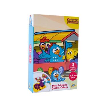 Imagem de Quebra-cabeça 9 Peças Galinha Pintadinha Jak - 3094 Toyster Brinquedos