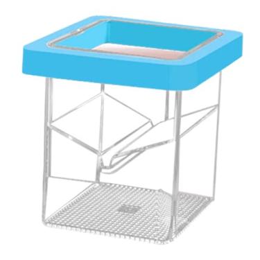 Imagem de Generic Caixa de isolamento flutuante para incubação de acrílico destacável, viveiro, incubadora, aquário, caixa de reprodução para peixes bebês, camarão, Azul