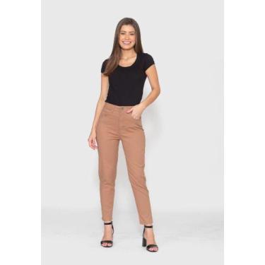 Imagem de Calça Skinny 7873 Caqui Bella Canvas - Cintura Alta F075 - macaw, Bege