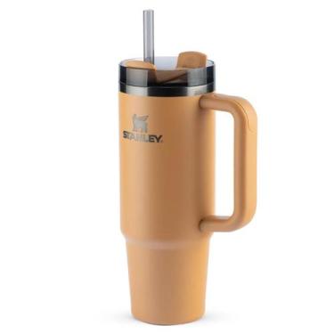 Imagem de Copo Térmico Quencher Stanley 887 ml Camel
