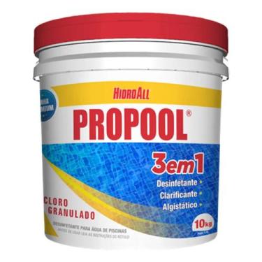 Imagem de Cloro propool 3x1 diclo est 3 em 1 bd c/ 10kg - HIDROALL