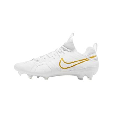 Imagem de Nike Chuteiras de lacrosse Huarache 9 Varsity LAX SE, Branco/Branco/Ouro metálico vívido, 41