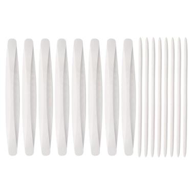 Imagem de HARFINGTON 16 peças de tira de para-choque de carro anticolisão antiarranhões protetor de para-choque guarnição universal dianteiro e traseiro protetor de canto para carros caminhonete SUV, branco