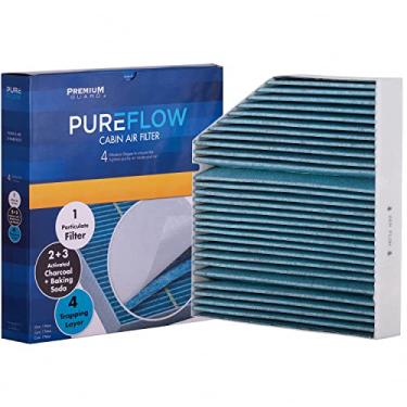 Imagem de Filtro de ar de cabine PG PC99241C | Serve para Mercedes-Benz C300, 2016-18 C350e, 2015 C400, 2017-18 C43 AMG, 2016 C450 AMG, 2016-18 C63 AMG, C63 AMG S, 2017-18 E300, E43 AMG (posição: sob o painel)Premium Guard Pureflow PC99241X