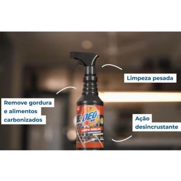 Imagem de Limpa Grelha Air fryer Formas Fornos Desengordurante e Desincrustante 