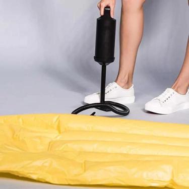 Imagem de Bomba De Ar Boia Encher Pneu Bicicleta Roda Bico Válvula Bico Colchão 