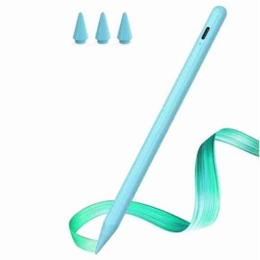 Imagem de Caneta Stylus para iPad com rejeição de palma, lápis de carregamento rápido compatível com iPad Pro (2018-2025) (27.9 cm/32.8 cm/M4), iPad Air 3/4/5/M2/M3, iPad 6/7/8/9/10/11, iPad mini 5/6 geração