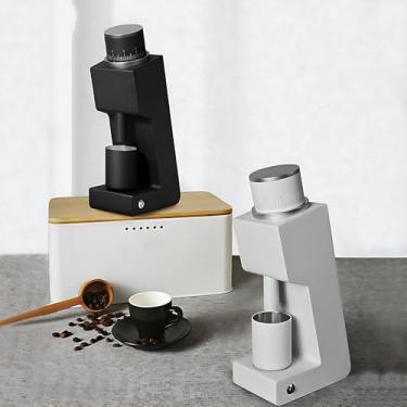 Imagem de Moedor de café elétrico de dose única, copo dosador magnético com rebarba cônica de 38 mm e 6 núcleos, ajuste contínuo para gotejamento, prensa francesa, configurações de moagem a frio de fina a