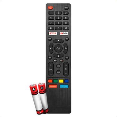 Imagem de Controle Remoto Compativel Com Tv Multilaser Tl020 Netflix GloboPlay Y