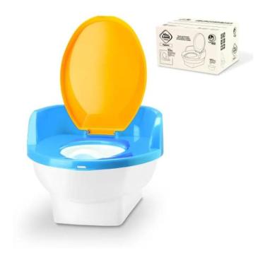 Imagem de Troninho Vaso Sanitário Infantil 2 em 1 Azul - Cardoso