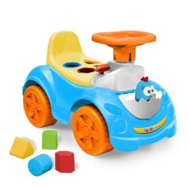 Imagem de Triciclo Andador Totokinha Galinha Pintadinha Mini Azul - Cardoso