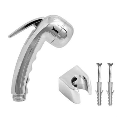 Imagem de Gatilho Duchinha Abs Cromado Chuveirinho C/Trava Para Ducha Higienica Banheiro