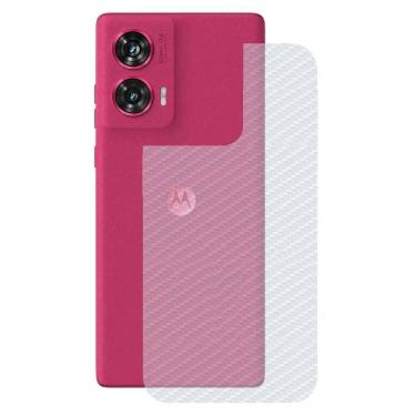 Imagem de Película para Motorola Moto Edge 50 Fusion 5G - Traseira de Fibra de Carbono - Gshield