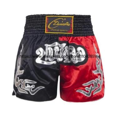 Imagem de Shorts De Boxe Muay Thai De Cetim Para Homens, Mulheres E Crianças, Co