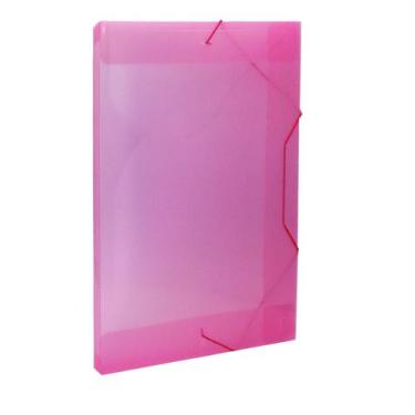 Imagem de Pasta Plástica com Aba e Elástico Ofício 2cm ACP - Rosa