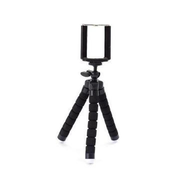 Imagem de Tripé Preto Para Celular Spider Tripod Suporte Câmera Acessórios TRIPE