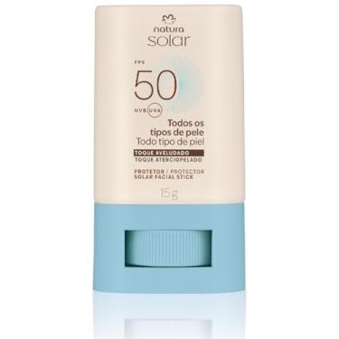 Imagem de Natura Solar Protetor Solar Facial Stick, FPS 50 UVB/UVA, Toque Aveludado, 15g