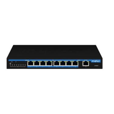 Imagem de Comutador Ethernet HYN @NET 9 portas Fast Ethernet PoE 8 PoE+ 96W - HY