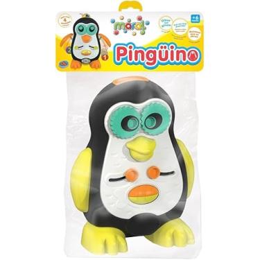 Imagem de Pinguino Brinquedo Didático Infantil, Sons e Movimentos, 25 x 19 x 8 cm, para +6 Meses