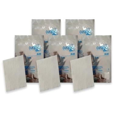 Imagem de Kit com 5 Unidades Curativo Alginato de Cálcio com Prata Silver IV - 10cm x 20cm