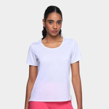 Imagem de Camiseta Olympikus Corre Feminina, Branco, Prata, P