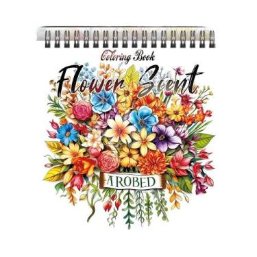 Imagem de Livro De Colorir Para Adultos Feminino 30 Folhas 8.3x8.3 Livro De Dese