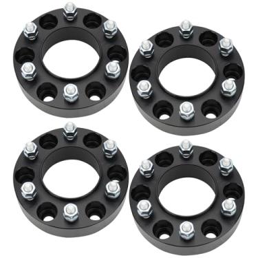 Imagem de BRTEC Adaptador de roda de 6 x 5,5 cm de espessura M12x 1,5 pinos 93,1 mm furo 6 x 139,7 mm espaçadores de roda para Ford Bronco 2021-2023 / Ranger 2013-2022 4 peças