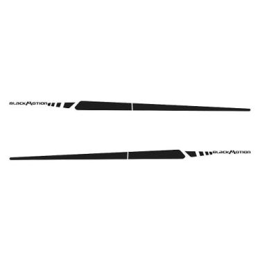 Imagem de Adesivo Fiat Punto Faixa Lateral Blackmotion - Cromo Sign